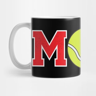 Tennis Mom Red Mug